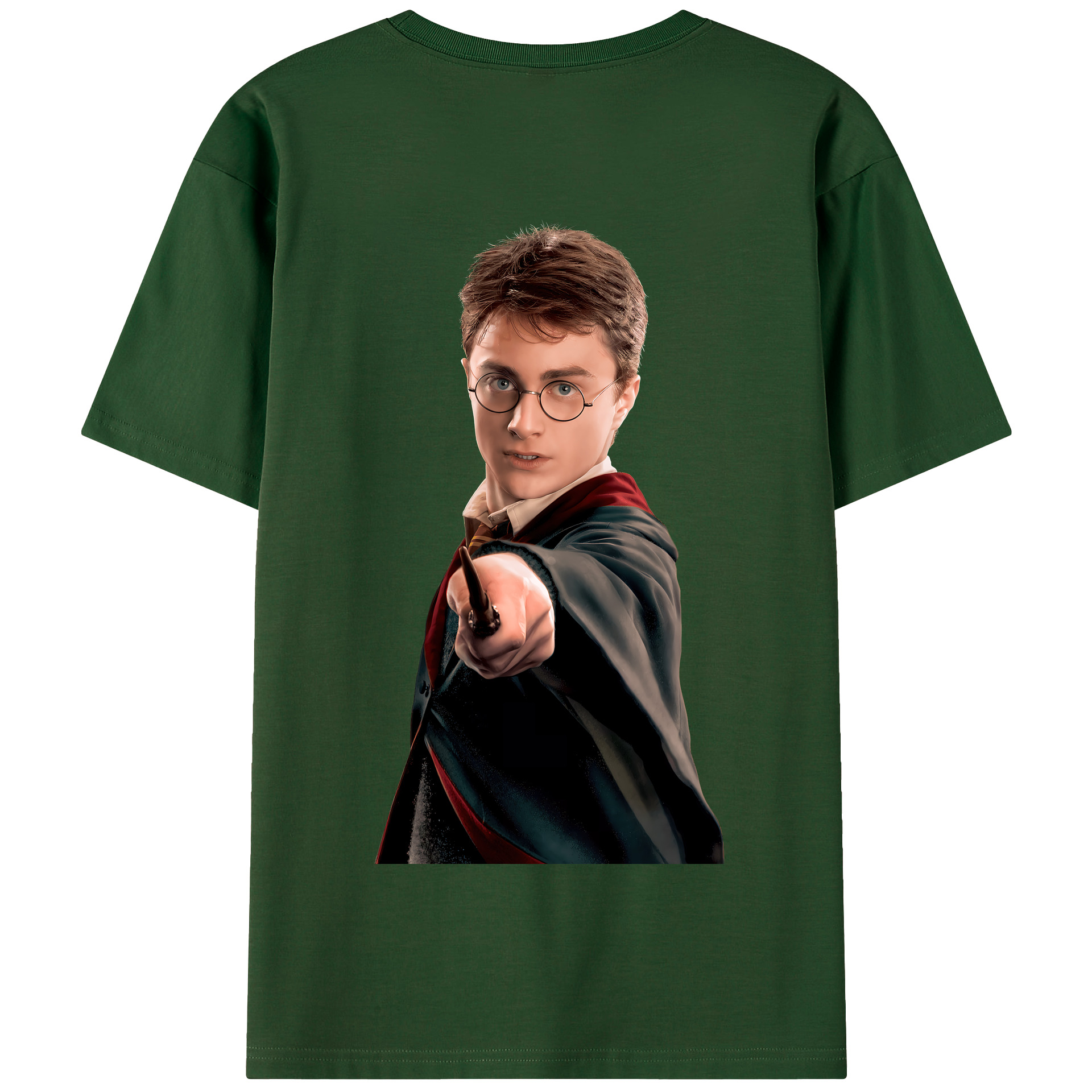 （画像用） Harry Potter ハリー・ポッターシリーズ 綿100％半袖Tシャツ（背面プリント）